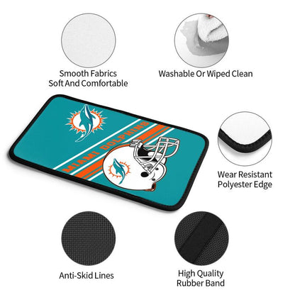 Miami Dolphins Print armrest protective cover car armrest box cushion