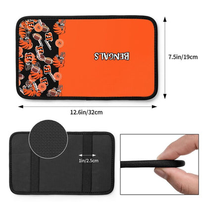 Cincinnati Bengals print Car center console armrest pad car armrest protective cover