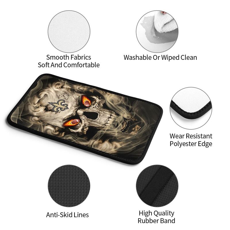 New Orleans Saints Printed car armrest box pad elbow support anti slip pad