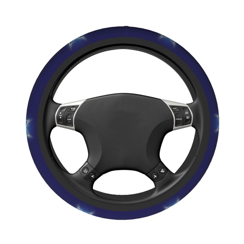 Dallas Cowboys 3 Printed elastic steering wheel cover anti slip breathable