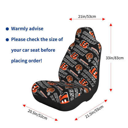 Cincinnati Bengals Printed seat dust protection cover car seat protective cover