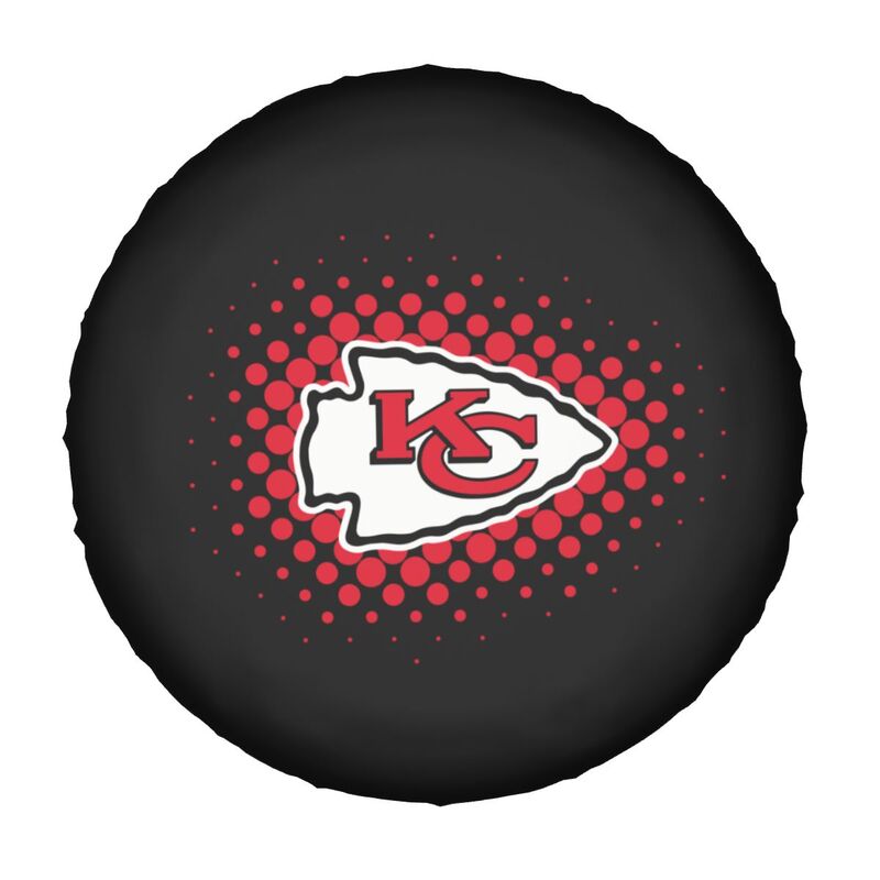 Kansas City Chiefs Printing tire protection cover car sun protection tire protection cover