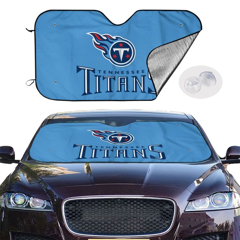 Tennessee Titans 4 Print Car windshield sunshades suitable for front Car windshield sunshades