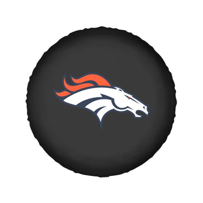 Denver Broncos 2 Car tire protection cover spare tire waterproof and dustproof cover