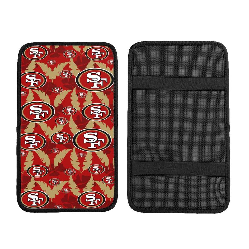 San Francisco 49ers printing Center console armrest pad car armrest protective cover car