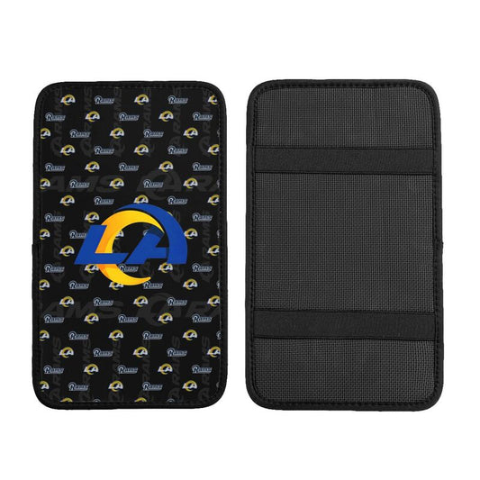 Los Angeles Rams 2 printed Car handrail cushion Personalized car armrest cover