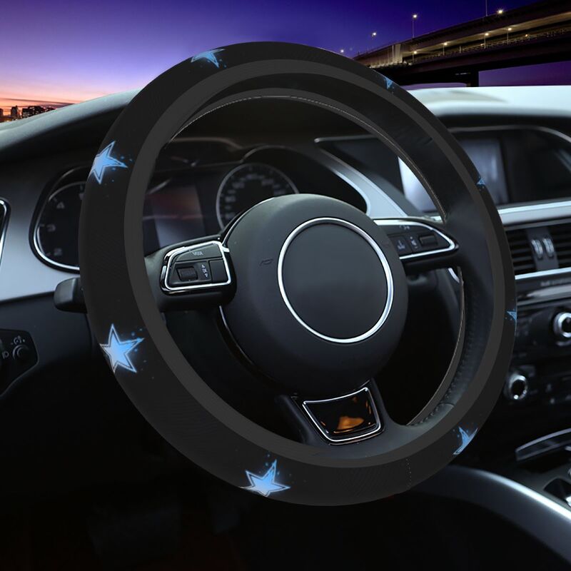 Dallas Cowboys 1 Printed breathable elastic steering wheel cover anti slip cover