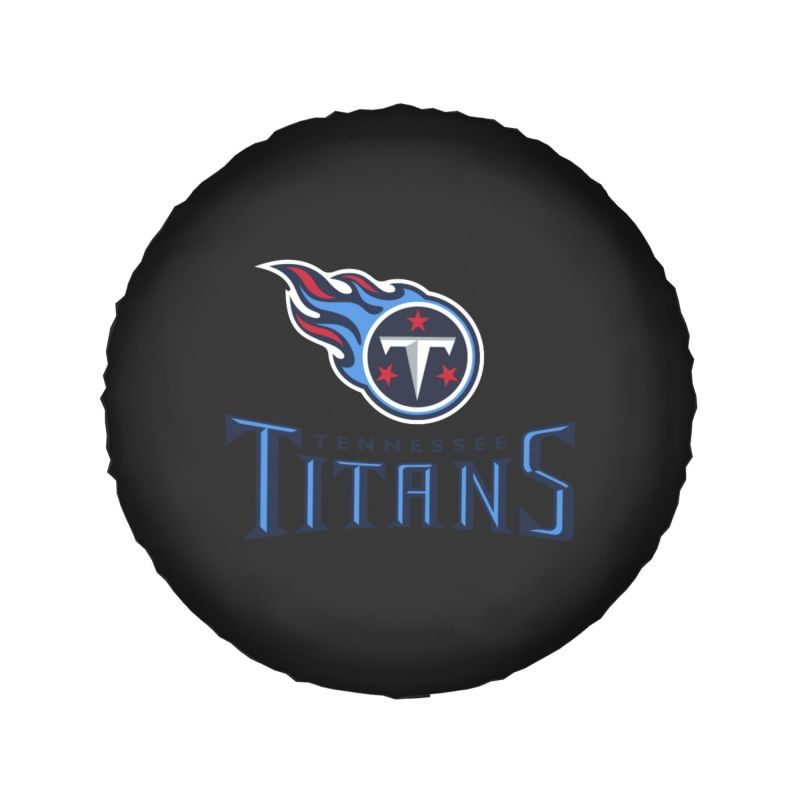 Tennessee Titans 2 Car tire protective cover waterproof and dustproof tire cover