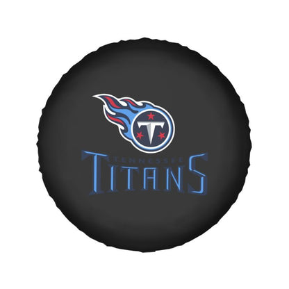 Tennessee Titans 2 Car tire protective cover waterproof and dustproof tire cover