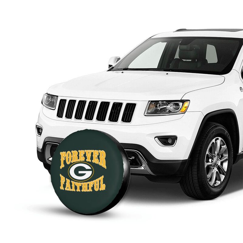 Green Bay Packers Printing car spare tire dust protection cover tire protection cover