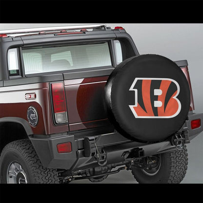 Cincinnati Bengals 2 car dustproof sunscreen tyre protective cover Tyre protective cover