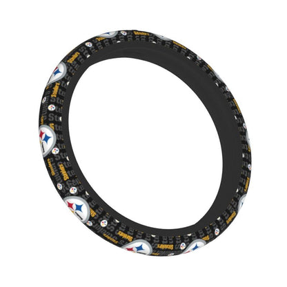Pittsburgh Steelers 1 Printed elastic steering wheel cover car protective cover