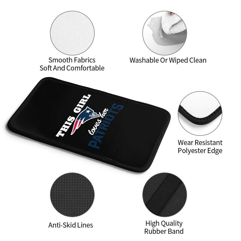 New England Patriots Printing car center console pad car armrest protective cover