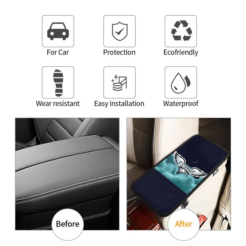 Philadelphia Eagles Protective pad for armrest box of printing vehicle