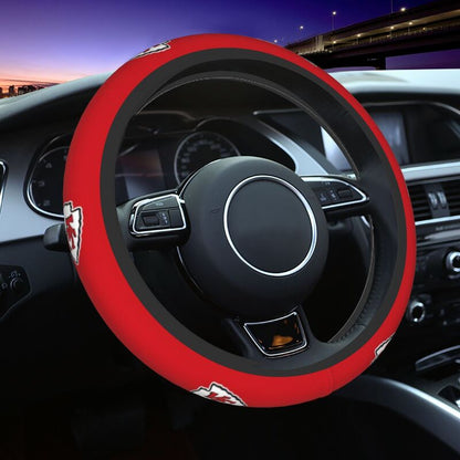 Kansas City Chiefs 1 Printed breathable elastic steering wheel anti slip cover