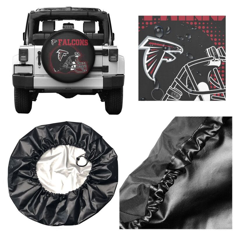 Atlanta Falcons Printed tire protection cover car sun protection tire protection cover