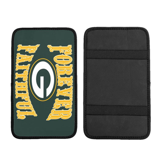 Green Bay Packers Print car armrest box cover armrest protective cover