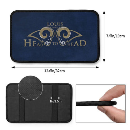 Los Angeles Rams1 Printed car armrest box pad anti-abrasion pad