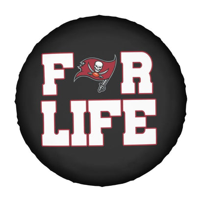 Tampa Bay Buccaneers Printing tire protection cover car spare tire dust protection cover
