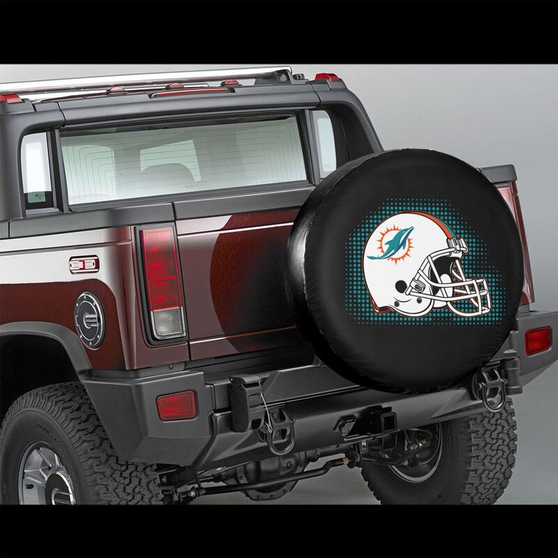 Miami Dolphins Printing tire protection covers car sun protection tire protection cover