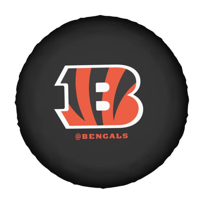Cincinnati Bengals 3 car dustproof sunscreen tyre protective cover Tyre protective cover
