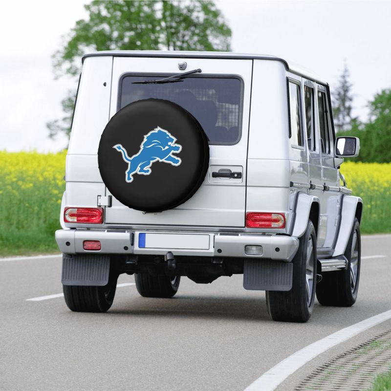 Detroit Lions Car tire protective cover waterproof and dustproof tire cover