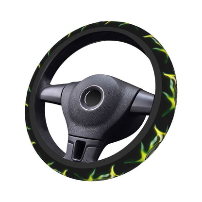 Green Bay Packers 3 Printed breathable anti slip cover elastic steering wheel cover