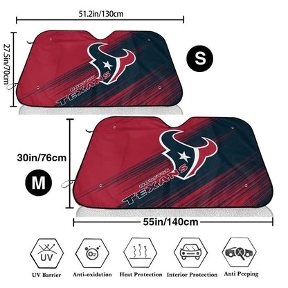 Houston Texans Print car windshield sunshade panel car windshield sunshade cover multiple sizes