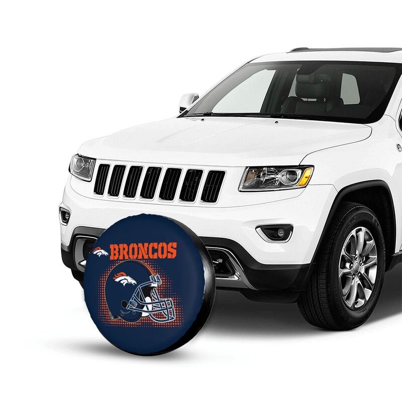 Denver Broncos Printed tire protection cover car sun protection tire protection cover