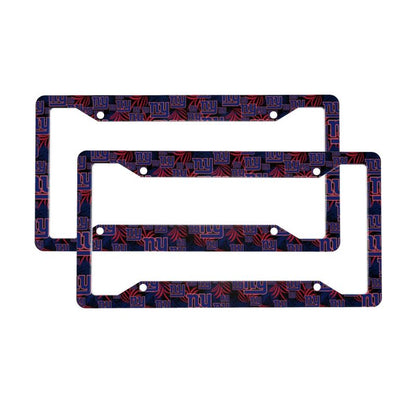 New York Giants Print Car license plate frame four hole license plate holder (one pair)