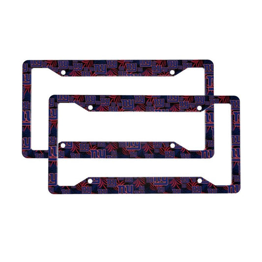 New York Giants Print Car license plate frame four hole license plate holder (one pair)