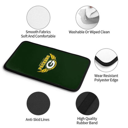 Green Bay Packers Printed car armrest box pad anti-abrasion pad