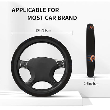 Chicago Bears 1 Printed car protective cover elastic steering wheel cover