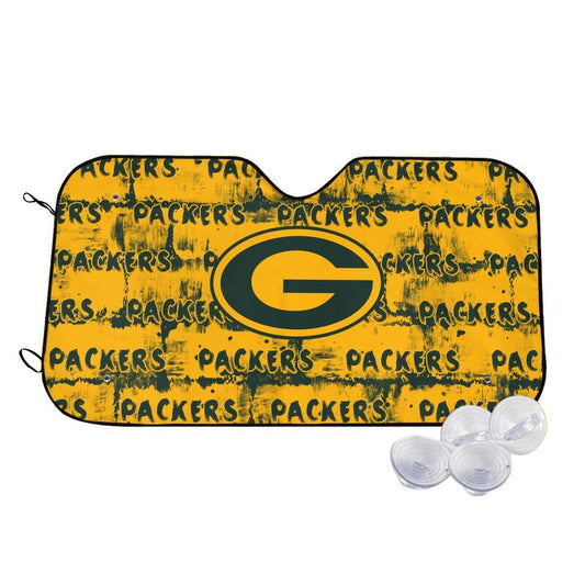 Green Bay Packers Printed front windshield sunshade car windshield sunshade (multi size)