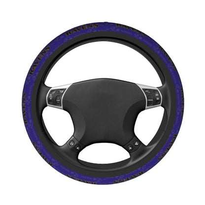 Baltimore Ravens Printed elastic steering wheel cover breathable protective cover