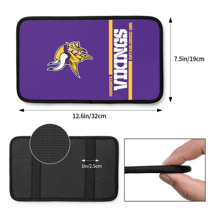 Minnesota Vikings Printed car armrest box pad Protective pad