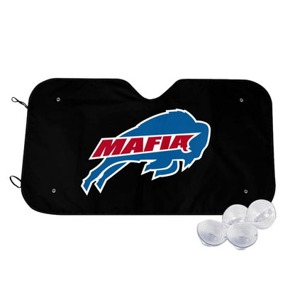 Buffalo Bills 3 Printed car multi size front windshield sunshade car windshield sunshade