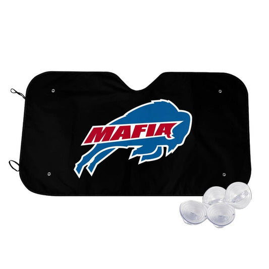 Buffalo Bills 3 Printed car multi size front windshield sunshade car windshield sunshade