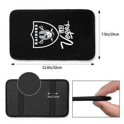 Car armrest box pad Las Vegas Raiders Printed central armrest box cushion protective pad