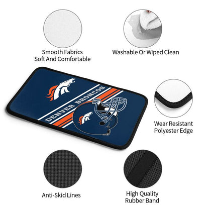 Denver Broncos Print armrest protective cover car armrest box cushion