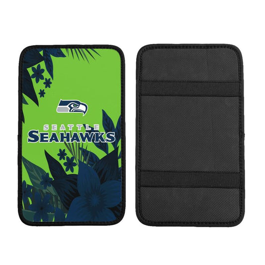 Seattle Seahawks Car armrest box protective cover car center console armrest pad