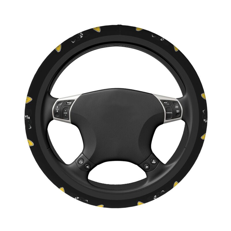 Pittsburgh Steelers 4 Printed elastic steering wheel cover anti slip breathable