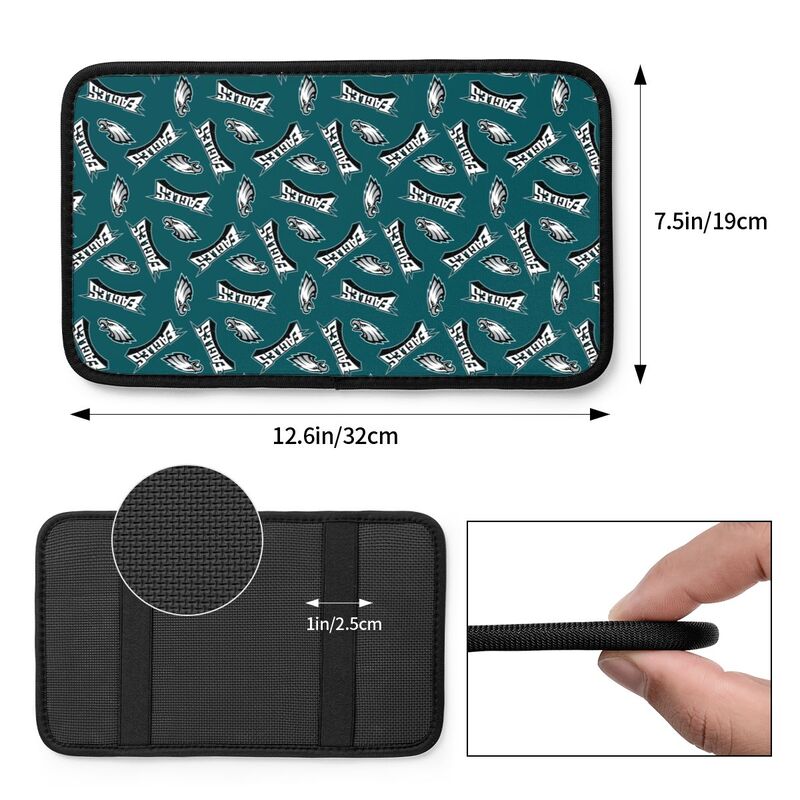 Philadelphia Eagles  Printed armrest protective cover car armrest box cushion