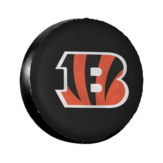Cincinnati Bengals 2 car dustproof sunscreen tyre protective cover Tyre protective cover