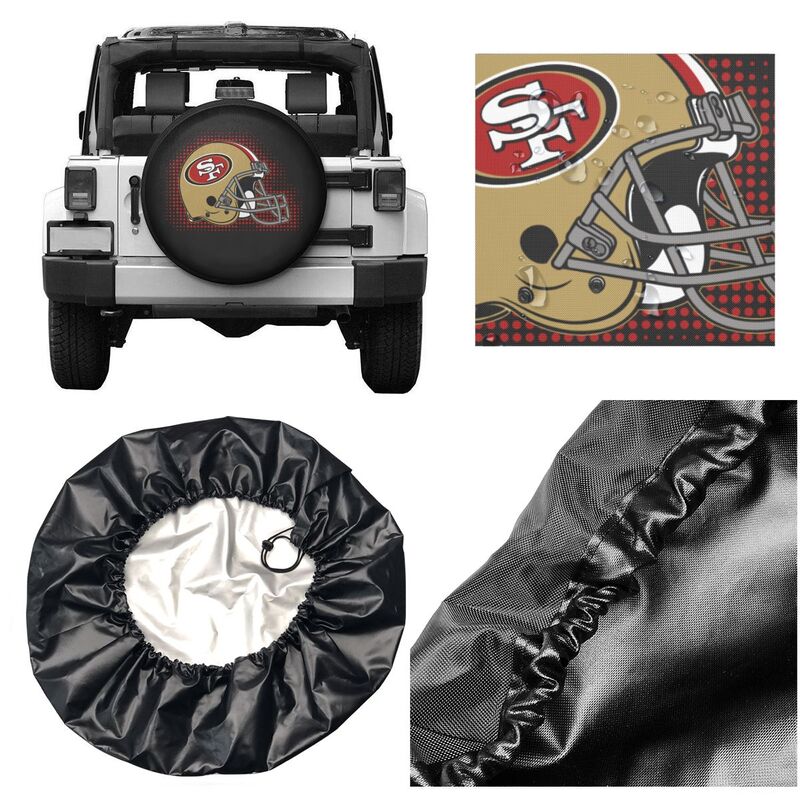 San Francisco 49ers Printing tire protection covers car sun protection tire protection cover