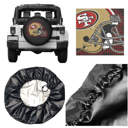 San Francisco 49ers Printing tire protection covers car sun protection tire protection cover