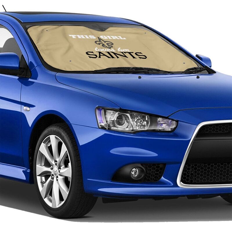 New Orleans Saints Printing multi size car front windshield sunshade car windshield sunshade
