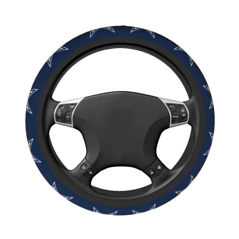 Dallas Cowboys 5 Printed elastic steering wheel cover car steering wheel protective cover