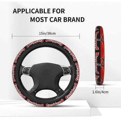 Tampa Bay Buccaneers Printed breathable anti slip cover elastic steering wheel cover