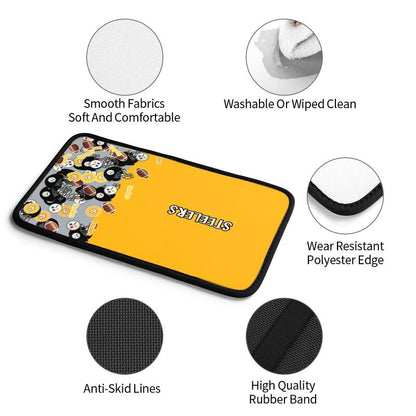 Pittsburgh Steelers print Car center console armrest pad car armrest protective cover
